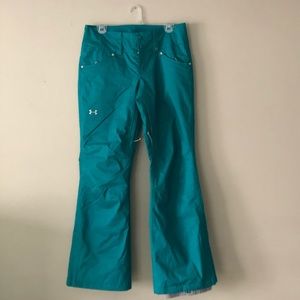 Under armour teal snow pants
